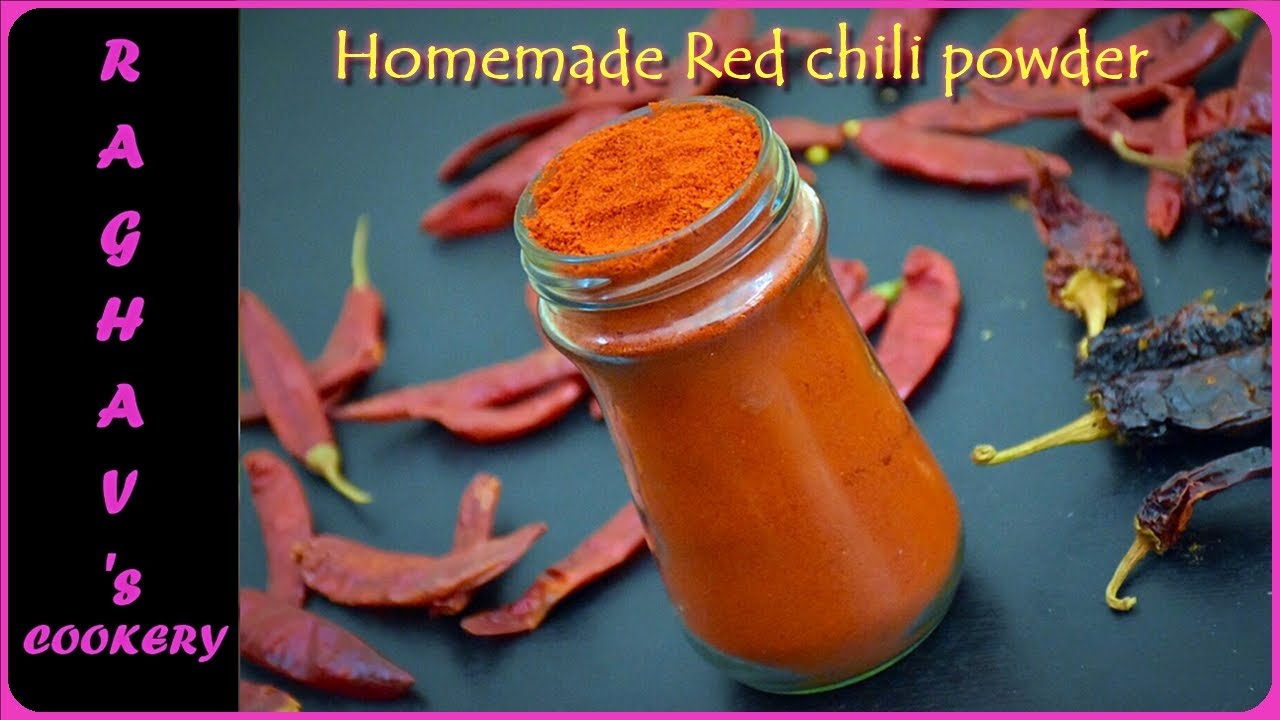 Red chili powder 🌶 / How to make Homemade Chili Powder / Milagai Thool