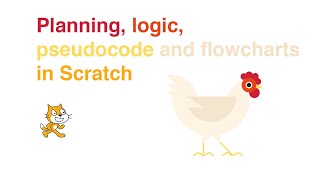 TGJ3M U3 7a Planning, logic, pseudocode and flowcharts in Scratch 2024