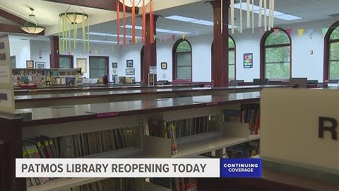 Patmos Library reopening to public after temporary closure due to staffing shortage