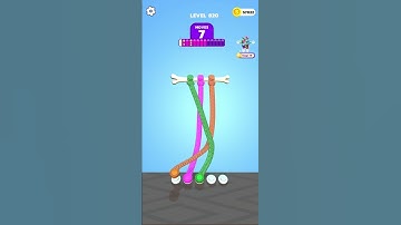 Tangle master 3D / New iOS game play #820 #shorts