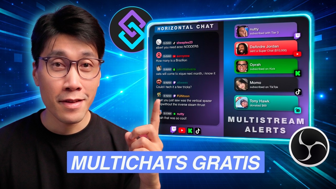 Chat Multistream con Alertas en OBS (FÁCIL y GRATIS) / Streamerbot ...