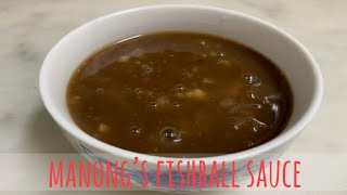 Homemade Manong Fishball Sauce | JoeNice Fishball Sauce | How to make Fishball Sauce | Lutong Bahay