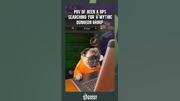 Pov of been a dps searching for a mythic dungeon