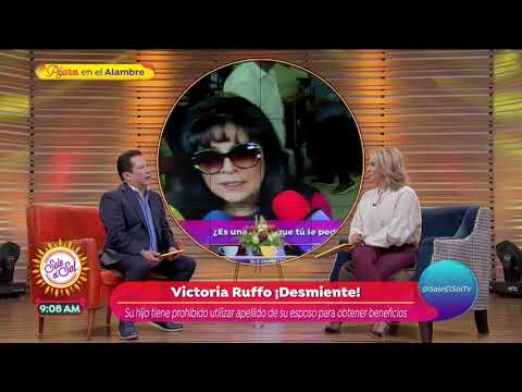 ¡Victoria Ruffo revela si su hijo José Eduardo Derbez fue detenido! | Sale el Sol