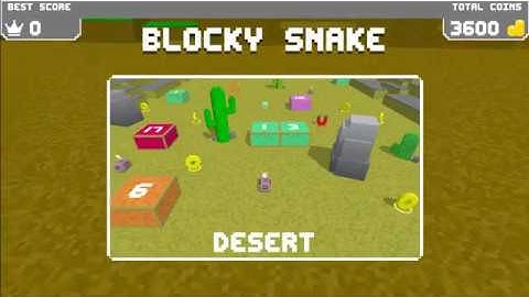 Unity Game Template - Blocky Snake