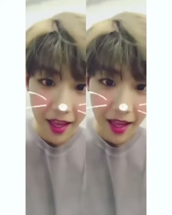 Park woo jin being cute : icananega korean song by park woojin