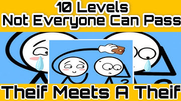 Thief Puzzle: Android Gameplay levels 101-110 Funny Brain Puzzle Game #puzzlegame