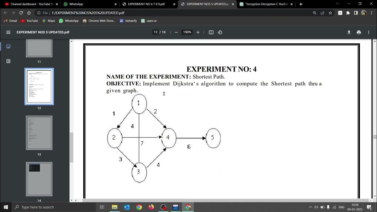 Shortest Path.😎 OBJECTIVE: Implement Dijkstra‘s algorithm to compute ...