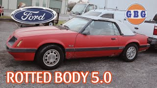 1986 Ford Mustang 5.0 convertible 'ROTS BODY' will it run? by Grease Belly Garage 471 views 2 months ago 15 minutes