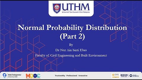 Normal Probability Distribution: Part 2