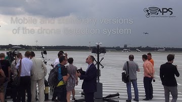 Drone Detection System demo at Lodz Airport
