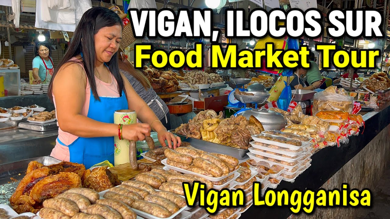 VIGAN CITY PUBLIC MARKET, Ilocos Sur 2023 Update + Walk to Calle