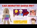 Can akinator guess me    kiaraplaysadoptme