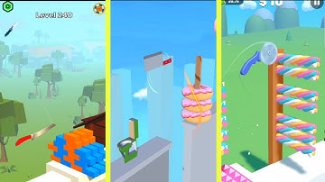 Master Slice vs Almost Cut vs Slice Master - Very Satisfying and Relaxing ASMR Slicing Game