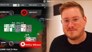 CRAZY ACTION in the HIGH ROLLER BOUNTY TOURNAMENTS!