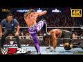 WWE 2K26 سيث رولينز ضد برون بريكر في باكلاش 2026 حاسوب شخصي 4K 60 إطارا في الثانية رسومات فا 