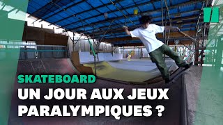 Aveugle, ce japonais aimerait que le skateboard soit aussi une discipline paralympique aux JO