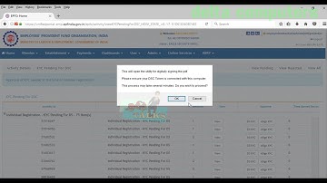 Class not found exception kyc pending for Dsc |   Application error in EPFO | TAMILTALKS