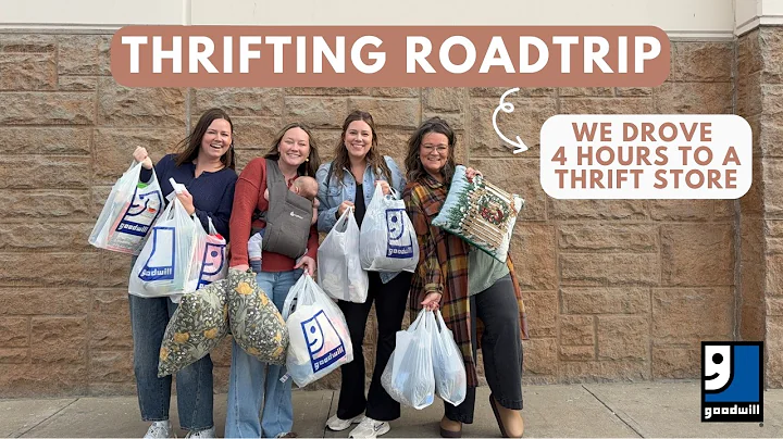 Traveling to my FAVORITE Thrift Stores | Thrift With Me | Thrift Haul Try On | Goodwill Thrift Haul