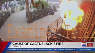 Cactus Jack fire blamed on cigarette