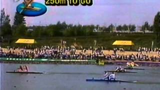 Nicolae Juravschi și Victor Reneiski. Canoe 1000 m. Olympic Games Seoul 1988