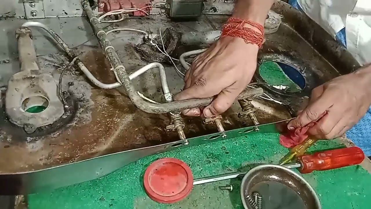 गैस चूल्हा ठीक करे घर बैठे. मात्र 2 ₹ खर्च मे । explain very easy 😎way me🔥