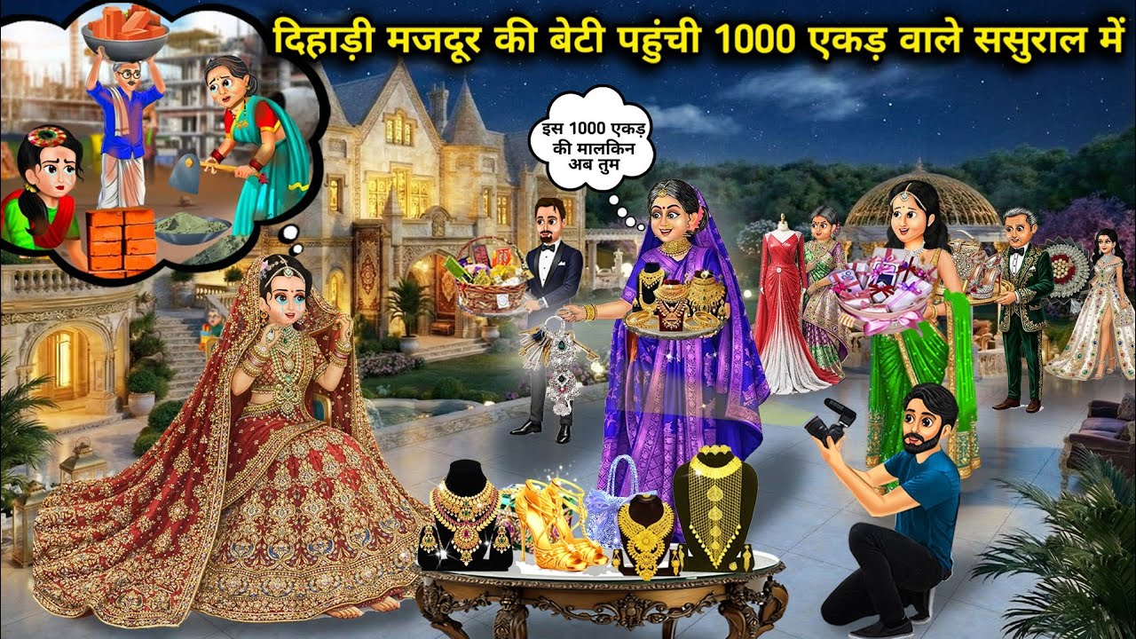 दिहाड़ी मजदूर की बेटी पहुंची 1000 एकड़ वाले ससुराल मे | Daughter of a daily wage labourer arrives at