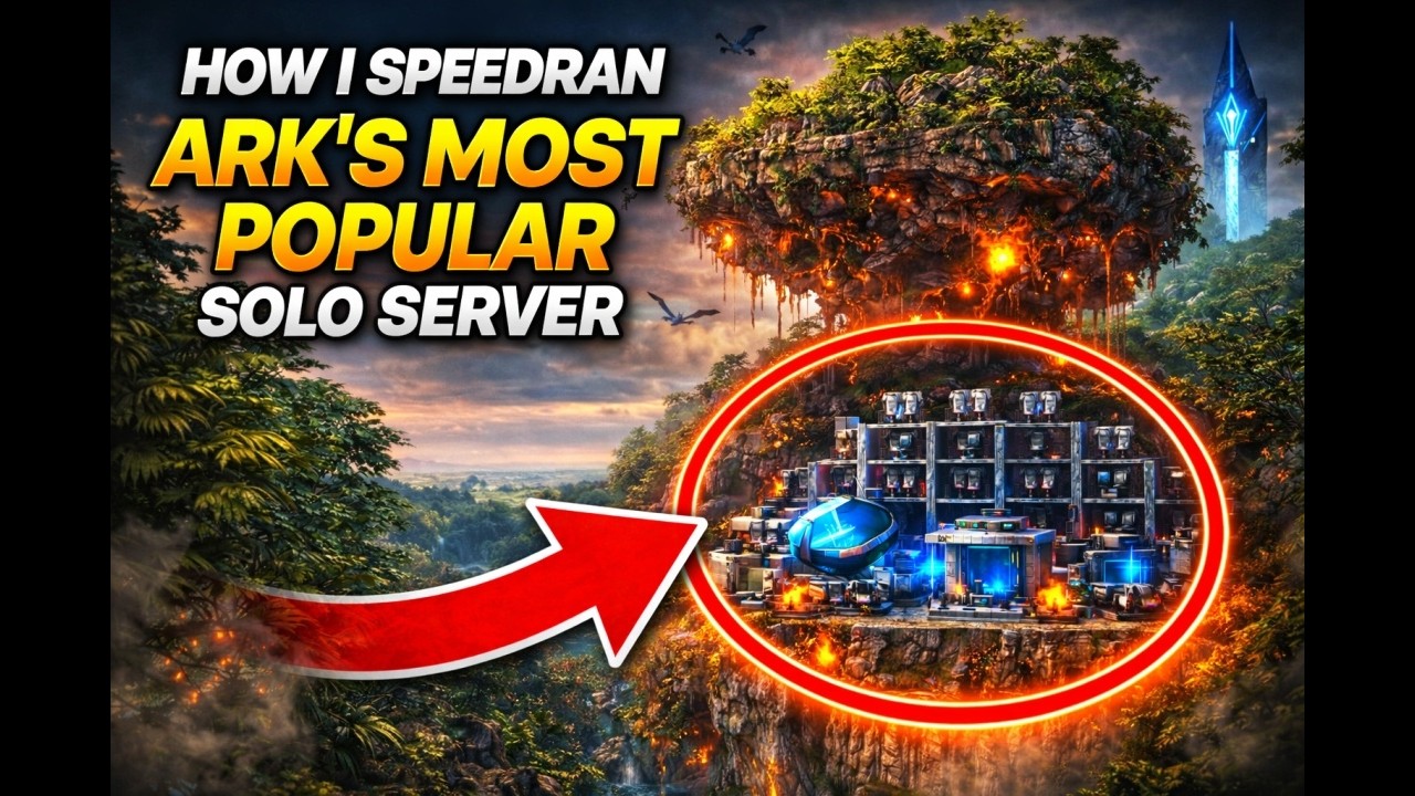 HOW I SPEED RAN ARKS MOST POPULAR SOLO SERVER [MESA SOLO]