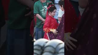 Lai WeiMing and Dai Luwa filming #Cdrama