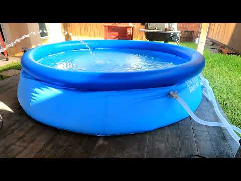 Intex East Set Pool Time Lapse Fill