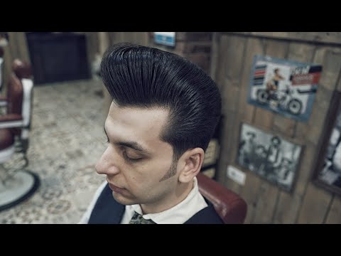 Video: Juhli Elvisin Ikonista Pompadouria American Crew'n Kanssa