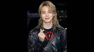 BTS Jimin's $1,980 Gold Angel Necklace 😱 BTS Fashion Breakdown (Brand + Price) #bts #jimin #shorts