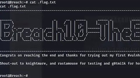 BREACH VULNHUB || BREACH 1.0 VULNHUB WALKTHROUGH