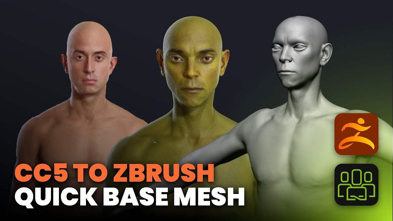 Рабочий процесс в Character Creator 5: Формирование основы нового персонажа