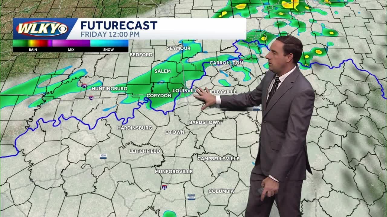 Few showers possible Friday afternoon - YouTube