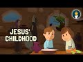 Jesus childhood in nazareth  animated bible story for kids