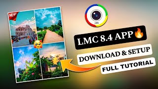 LMC8.4 Camera | Config Files Download with Full Setup Tutorial screenshot 3
