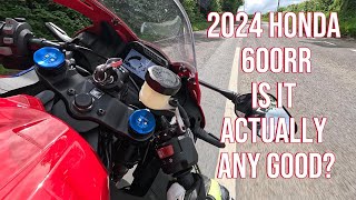 2024 Honda CBR600RR Review. The BEST 600 SUPERSPORT? #honda #supersport #sportbike