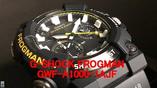 CASIO G-SHOCK FROGMAN GWF-A1000-1AJF  アナログ表示モデル