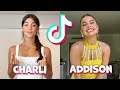 Charli D&#39;amelio VS Addison Rae All TikTok Dance 2021 Compilation