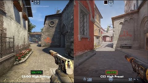 CS:GO vs CS2 Inferno Comparison FPS Benchmark