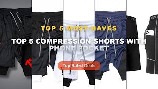 Download lagu Cheap & Best Top 5 Compression Shorts With Phone Pocket Unboxing & Review - High Performance Men's C