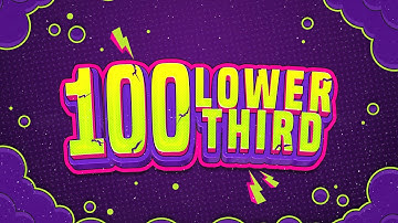 100 Cool Lower Third Templates for all types of YouTube Videos and Projects || After Effects