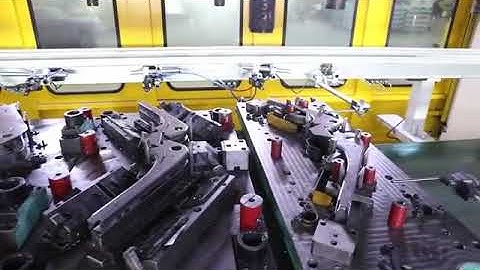 SUNRUI Coil Feed line with 3D transfer system and 1250ton stamping press for auto parts procossing