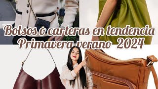 Tendencias en bolsos o carteras primavera-verano 2024/Lo que se vió en las pasarelas