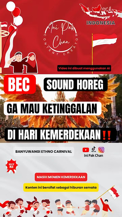 Banyuwangi Ethno Carnival dan Sound Horeg.. Perform luar biasa di Hari Kemerdekaan‼️ #ai #carnival