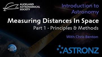 Measuring Distances In SpacePart 1: Principles & Methods - Introduction to Astronomy April 22
