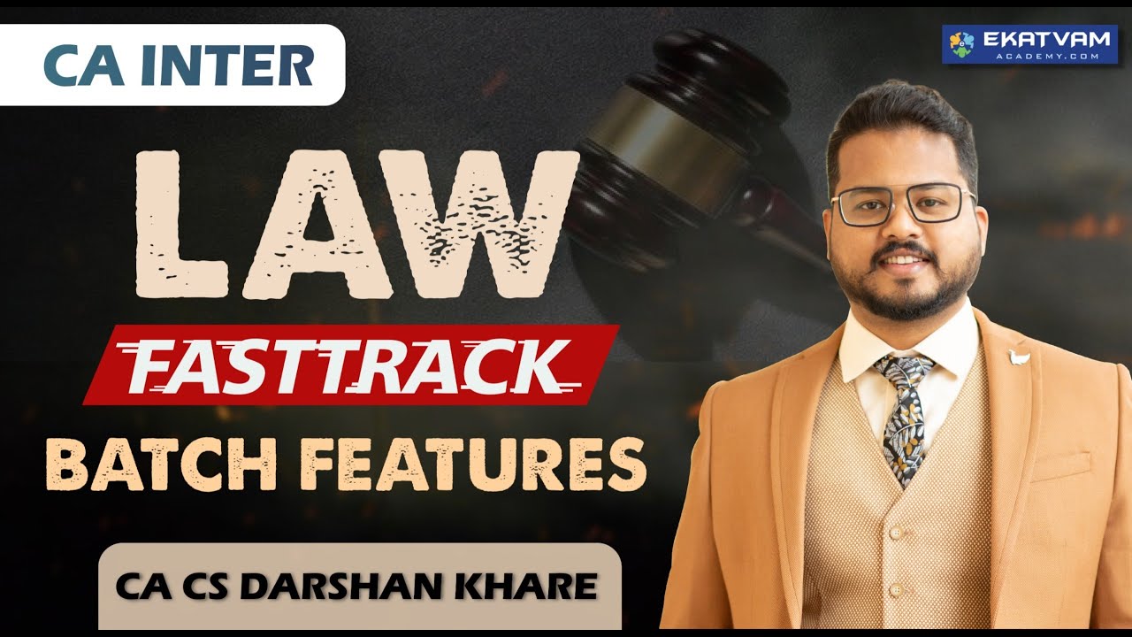 📚 Free Fastrack Batch Features In Detail | Sept 2025 Exam | CA Inter ...