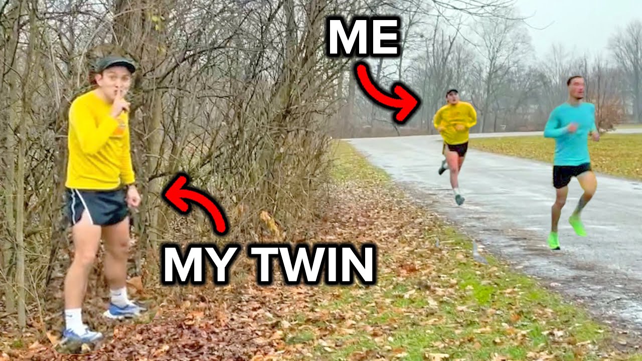 Я выиграл забег на 5 км, поменявшись местами со своим близнецом!