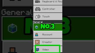 Minecraft 5 Pro Settings | Pocket Edition To Java Edition | #shorts screenshot 2